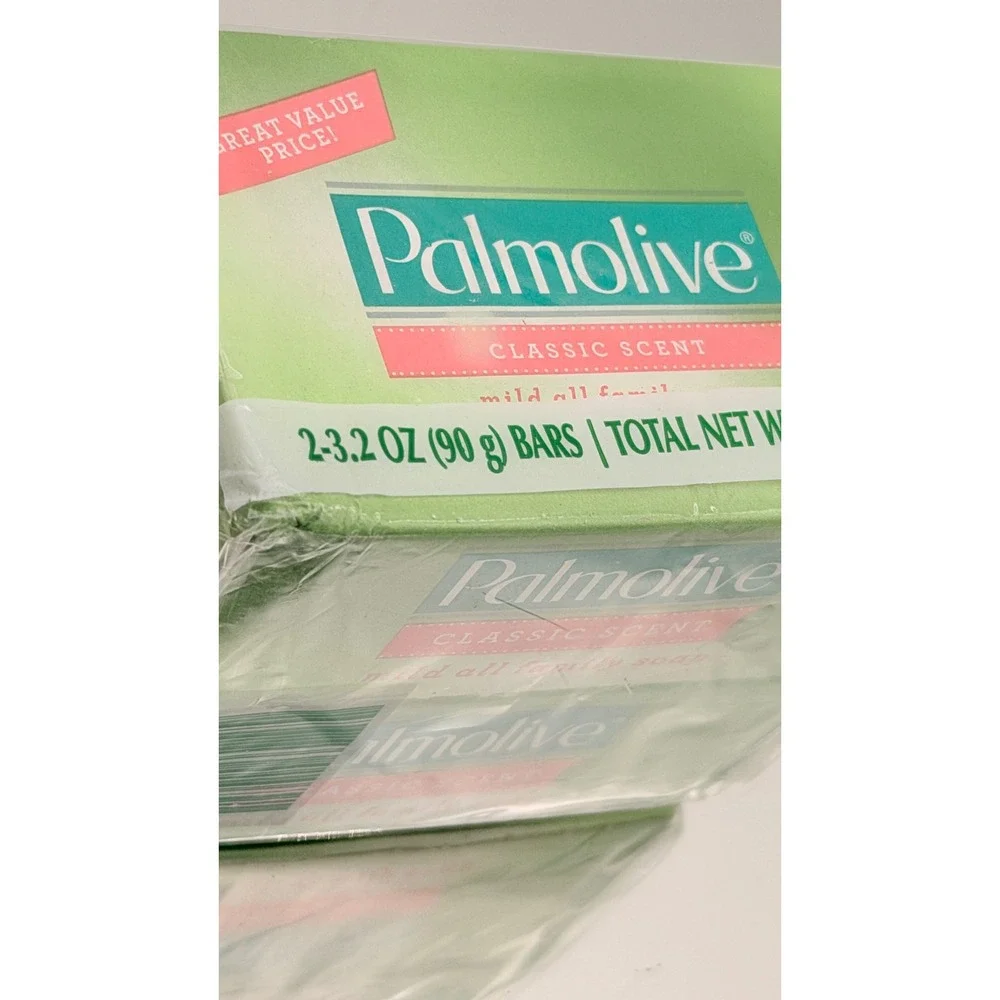 Palmolive Classic Scent Mild All Family Bar Soap 2 Pack 3.2oz Each 6.4oz Total